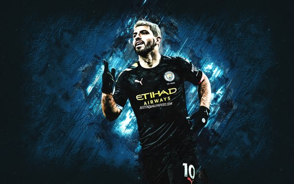 sergio-aguero-manchester-city-fc-portrait-black-uniform-man