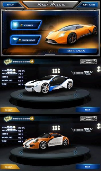Fast Racing v1.6(8)mod money