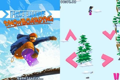 Freeride Snowboarding 360x640