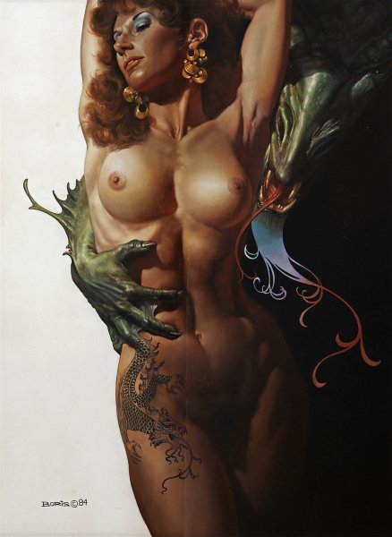 Dragon Prince (1984) Oil on board. 26.5