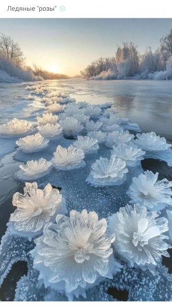 Ледяные розы