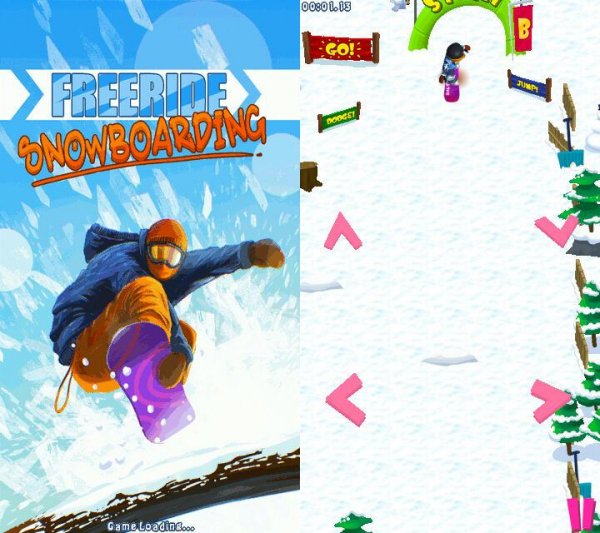 Free Ride Snowboarding 360x640