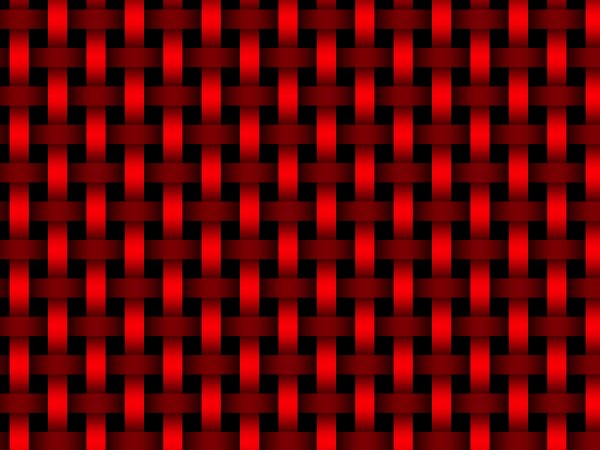 Red-pattern-weave-texture-black