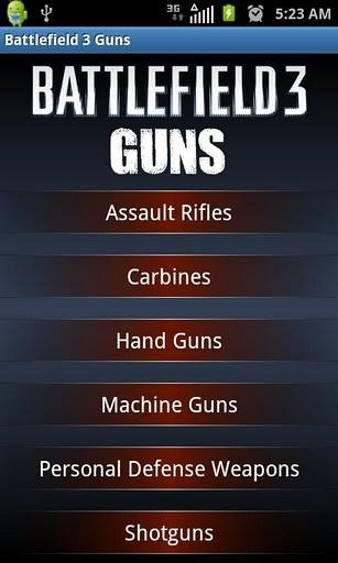 Battlefield 3 Guns 3