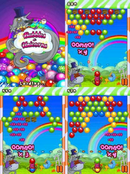 Bubble and Unicorns 240x320 X2-00