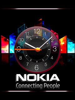 Neon nokia часы