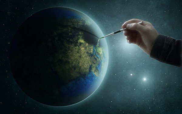 hudozhnik planeta kist 2560x1600