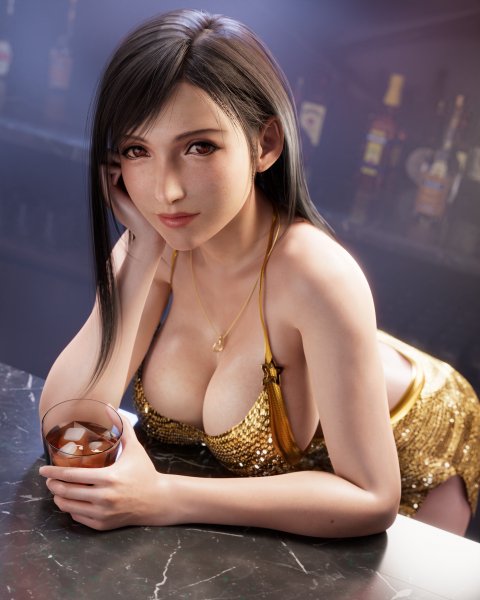 Tifa in GTA6 dress ^^