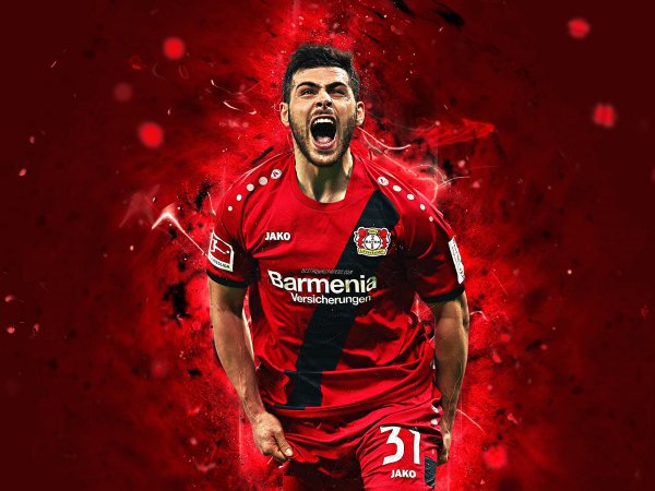 4k-kevin-volland-abstract-art-football-stars-bayer-leverkus