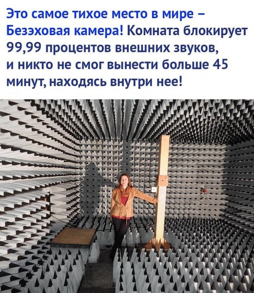 Самое тихое место в Мире