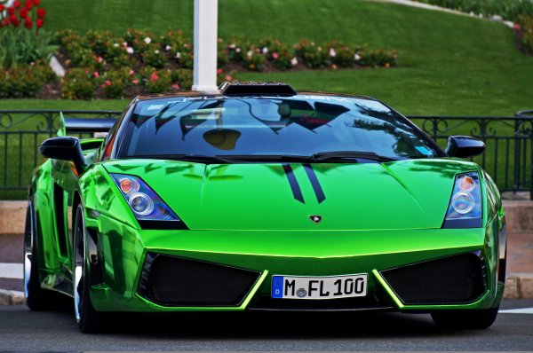 Lamborghini-gallardo-green