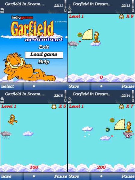 Garfield In Dreamland 128x128