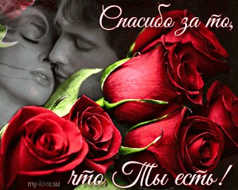 Спасибо за то что ты есть!