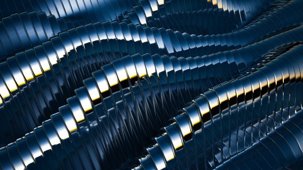 Blue-metallic-wavy-texture-abstract