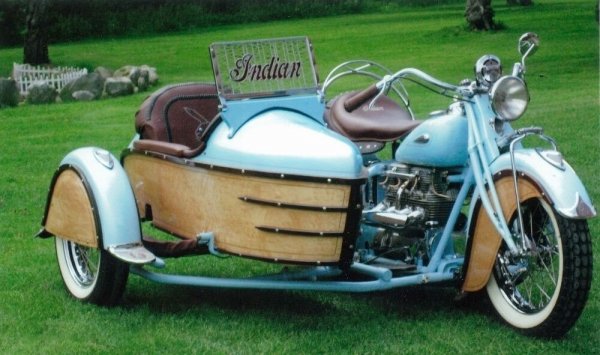 INDIAN WITH SIDECAR (1941г.)