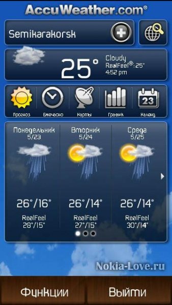 Accu Weather v1.1.608 www.nokia-love.ru