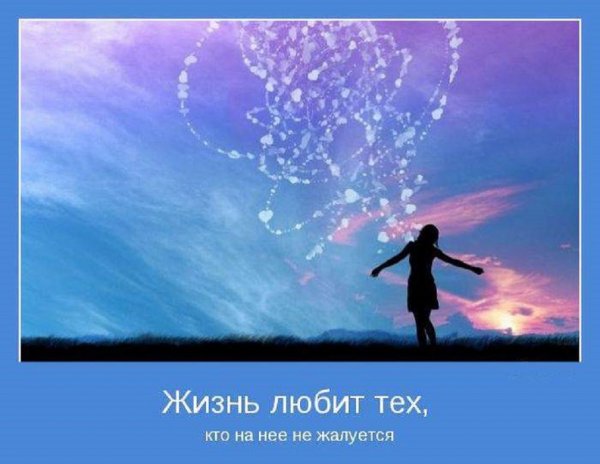 Жизнь любить тех, кто на неё не жалуется