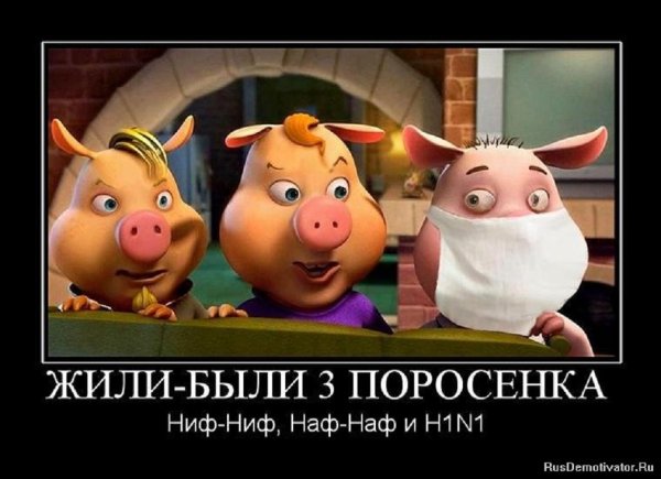 Жили были три поросёнка...