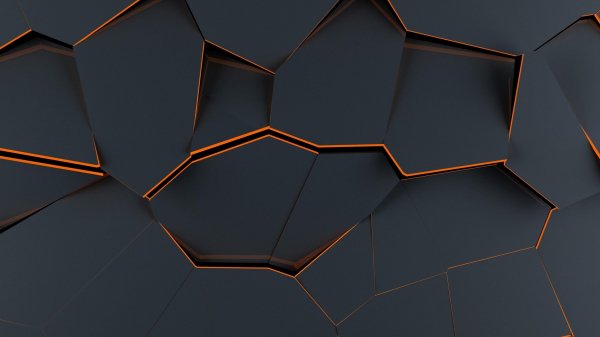 Black-orange-geometry-texture-pattern
