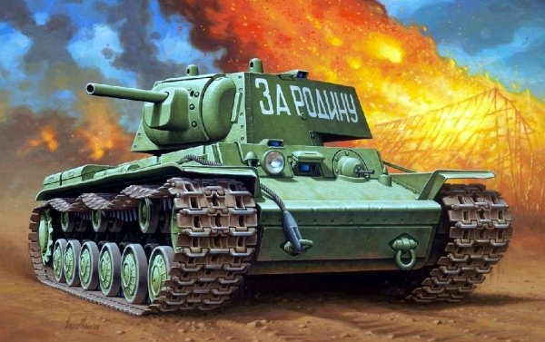 Baryatinskiy Tyazhelyiy tank KV v boyu.1