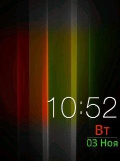 green red