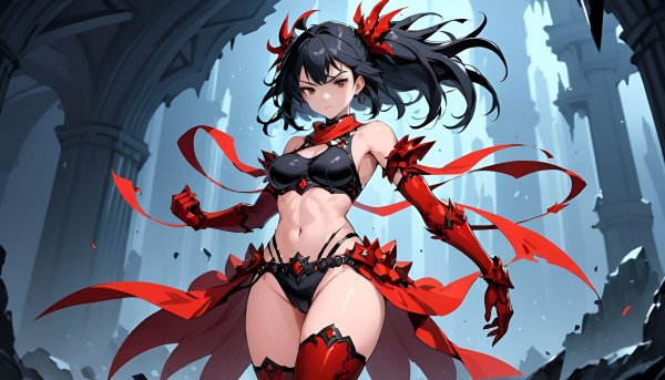 Девушка,фэнтези,аниме.04