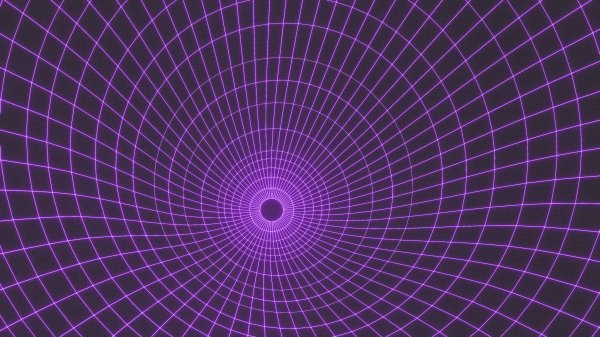 Purple-grid-tunnel-illusion-hypnotic