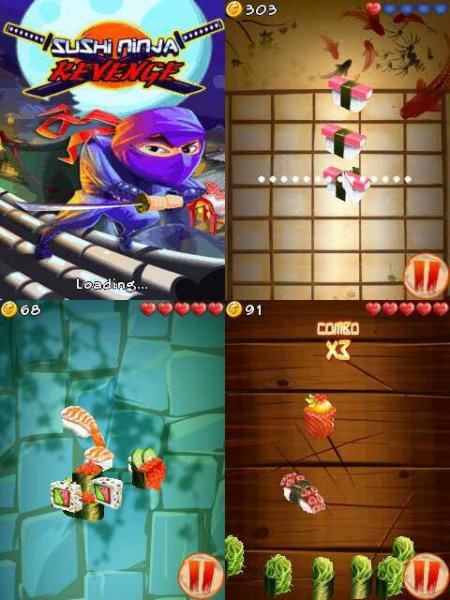 Sushi Ninja Revenge 128x160 6111