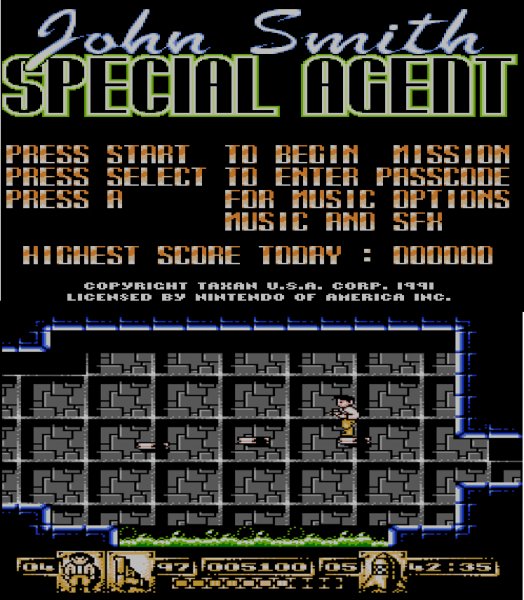 Jonh Smith Special Agent (U) (Prototype Back from Source)