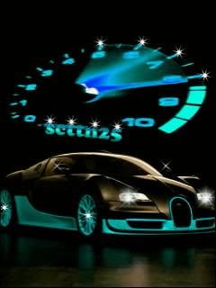 Bugatti car спидометр