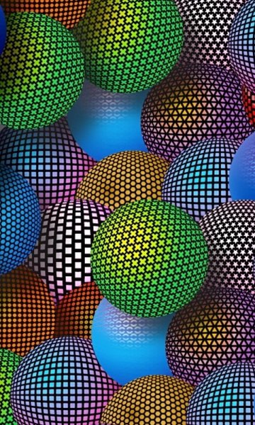 3d Multi Coloured-wallpaper-5418042