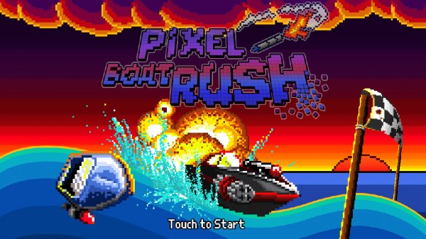 Pixel Boat Rush