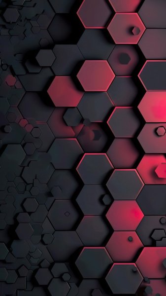 3d-effect-pink-black-honeycomb-290924