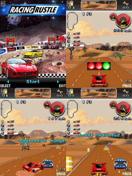 Racing Rustle 240x320 se k800