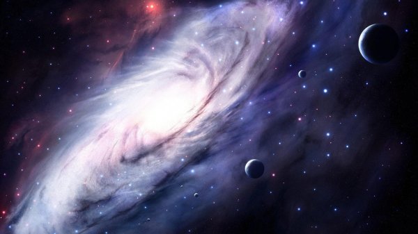 space clouds and stars 1366x768 90427