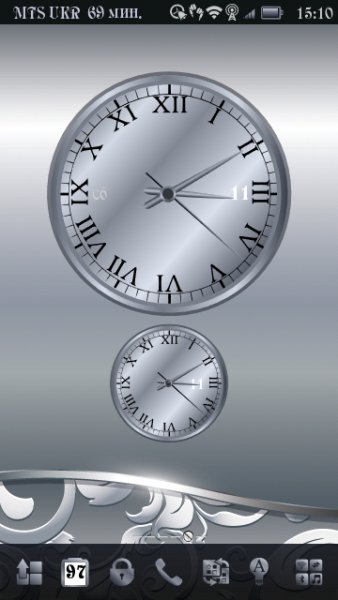 AnalogClock Silver By Aks79