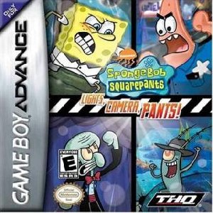 Sponge Bob Lights Camera Pants
