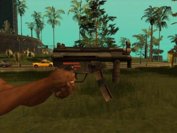 MP5K на замену tec9 для GTA San Andreas