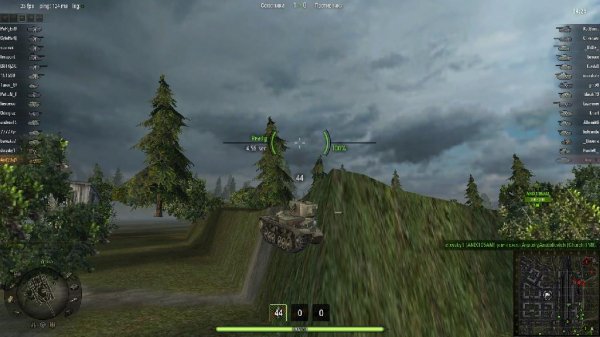 панель повреждений WOT 0.8.4