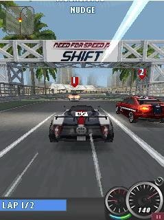 NFS Shift 3D Adapted Nokia Asha Touch