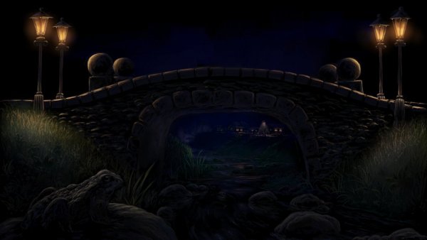 bridge at night by fel x