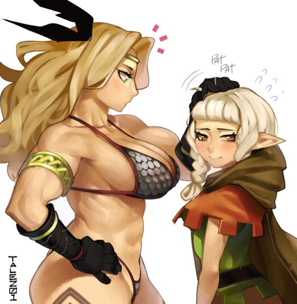 Амазонка и Эльфийка Dragon Crown 75869290