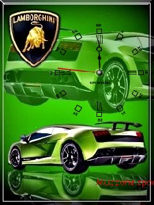 Green lamborgini