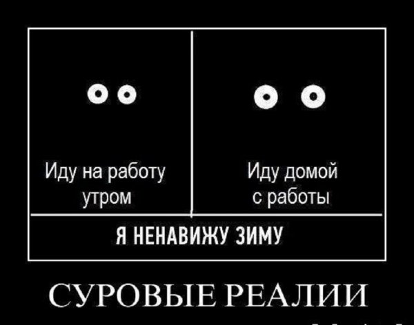 Суровые реалии