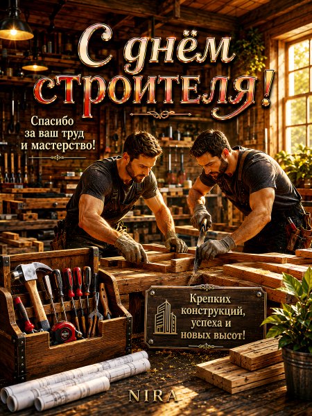 С днём строителя