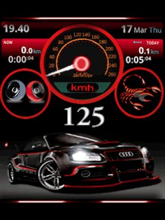 Супер audi спидометр