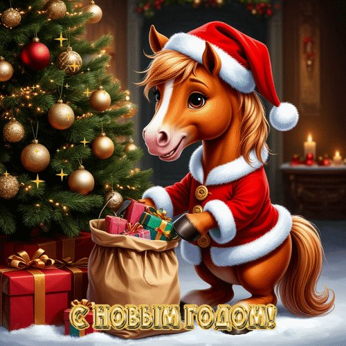 Анимированная открытка с новым годом (1)