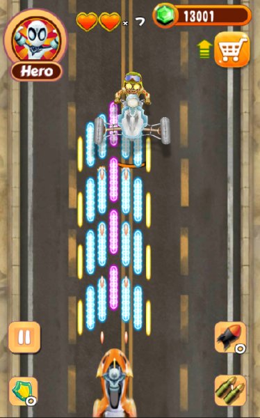 Mad Fury Hero Zombie v1.0.1 (Mod Gems)