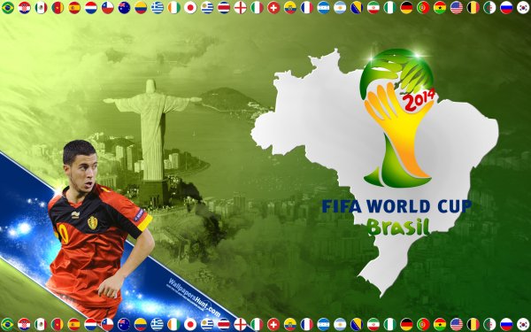 Eden Hazard of Belgium at the World Cup