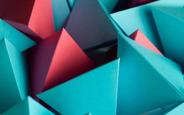 Blue-red-geometry-polygons-origami-design